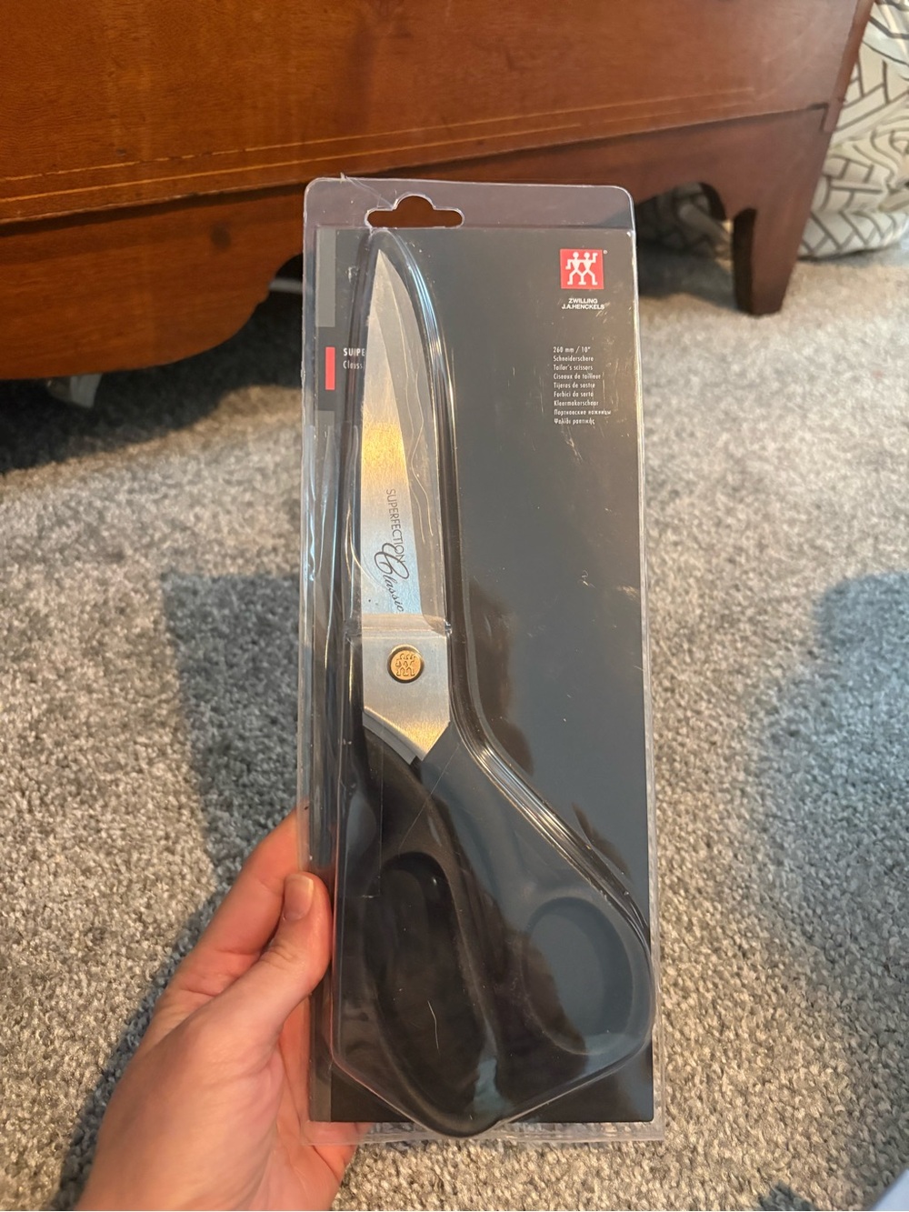 JA Henckels Stainless Steel Kitchen Shears with Black Handles - Picture 4 of 4